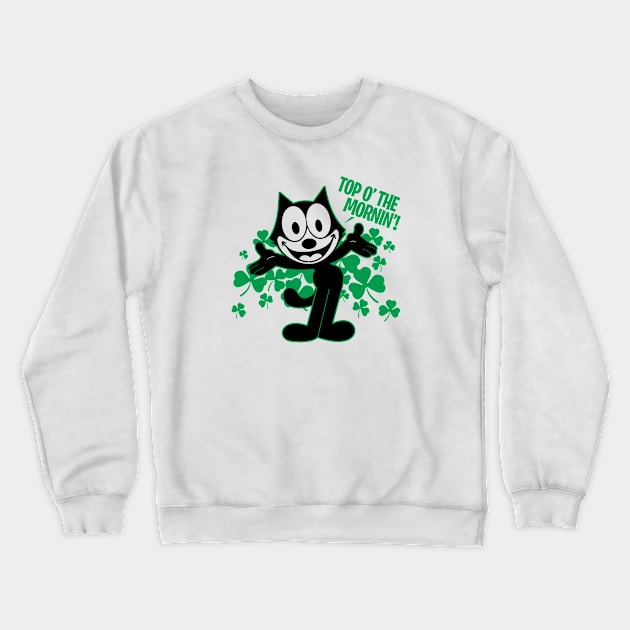 FELIX - Top o' the mornin' Crewneck Sweatshirt by ROBZILLA